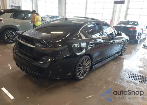 2018 Infiniti Q50 3.0T Red Sport 400 из США, поврежденный, VIN JN1FV7AP4JM460761